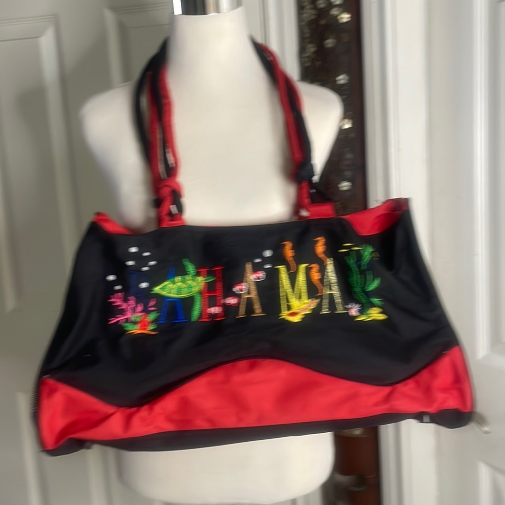 Embroidered Duffel bags from Bahamas